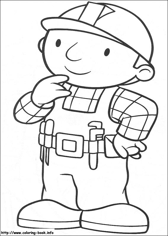 Bob the Builder coloring picture